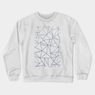 Ab Dotted Lines Navy Crewneck Sweatshirt